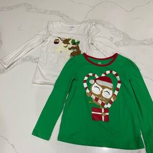 2 Kids Holiday Shirts. Size 4T